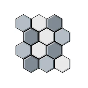 Kitchen Wall Sticker Mosaic PVC Room Self-Adhesive Tiles Stickers 30*30cm - Picture 1 of 13