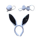  3 Pcs Bunny Girl Costume Rabbit Cosplay Animal Little White
