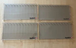 4x SWATCH COLLECTORS BOX-Plexiglas-Vitrine-Schaukasten-Konvolut-Sammlung - Bild 1 von 10