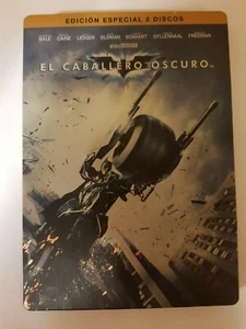 PELICULA DVD BATMAN EL CABALLERO OSCURO EDICION METALICA STEELBOOK - Imagen 1 de 3