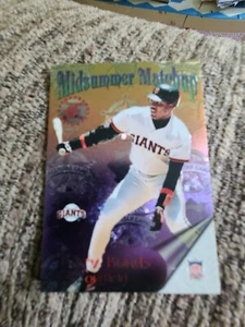 Barry Bonds & Albert Belle 1996 Stadium Club Midsummer Matchup Baseball Card M7 - Picture 1 of 2