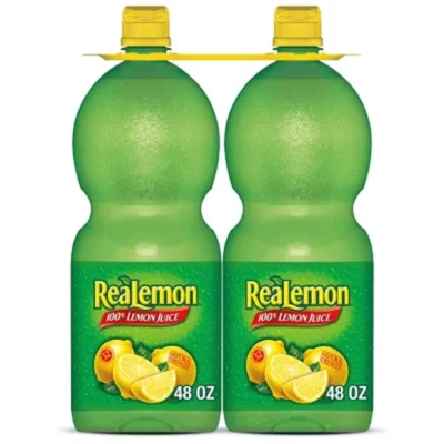 Jugo de limón 100 % ReaLemon - 48 fl. oz. Botellas (paquete de 2) | Cítricos frescos y puros Foto 1 de 4