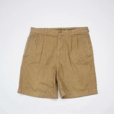 Pantalones Cortos de Golf Brooks Brothers Plisados Frontales Marrón Lt Para Hombres 34x9 Foto 1 de 4