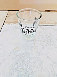 SHOT GLASS "Fabulous Las Vegas Nevada" Clear - Picture 1 of 3