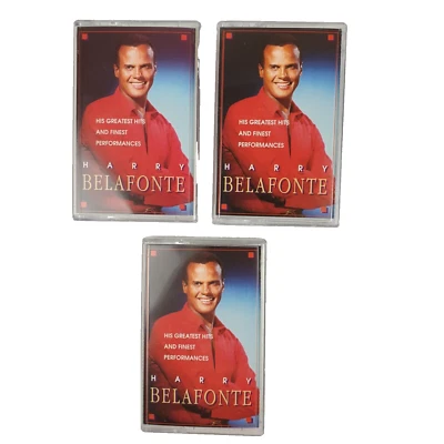 Harry Belafonte - His Greatest Hits And Finest Performances Cassette Tapes x 3 - Image 1 of 4