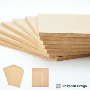 3mm Hartfaser Zuschnitt Möbel Schrank Rückwand Platte Holz DIN A1 A2 A3 A4 A5 - Bild 1 von 3