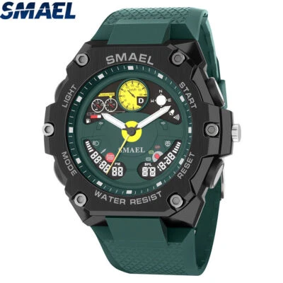 SMAEL Reloj Hombre Moda Reloj Pulsera Electrónico Niños Relojes de Cuarzo Reloj Deportivo Foto 1 de 4