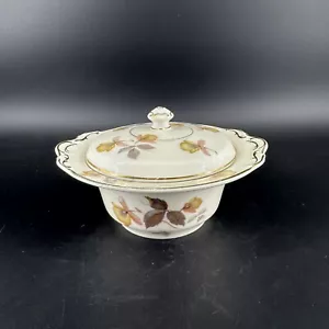 KPM Porcelain China Royal Ivory Germany Autumn Coverered 6" Bowl - Picture 1 of 7