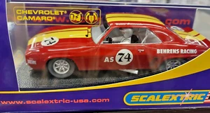 Scalextric C2740 Chevrolet Camaro #74 Behrens Racing Slotcar Maßstab 1:32 NEU - Bild 1 von 2