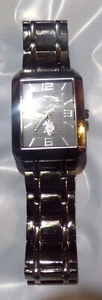 MEN'S US POLO ASSN ANALOG QUARTZ WATCH BLACK BAND USC2103-0512 - Picture 1 of 8