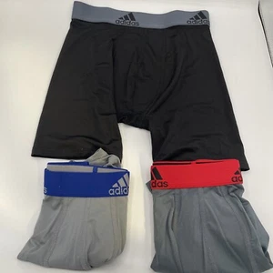 (3)Pack Underwear Boys Adidas Long Briefs Size M - Picture 1 of 1