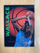 1995 Signature Rookies Fame and Fortune Rasheed Wallace Washington Bullets