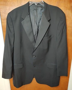 Hart Schaffner Marx for Nordstrom sz 48R black two-button tuxedo jacket - Picture 1 of 10