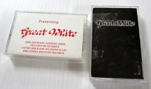 GREAT WHITE lot of 2 CASSETTES; Raw & Uncensored & self titled 1984 #472c - Picture 1 of 4