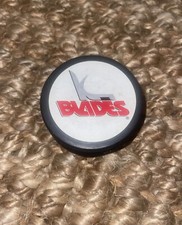 Vintage Kansas City Blades Hockey Puck KC Blades IHL Puck Defunct