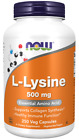 NOW Foods L-Lysine 500mg Capsules by - Essential Amino Acid 250 vcaps