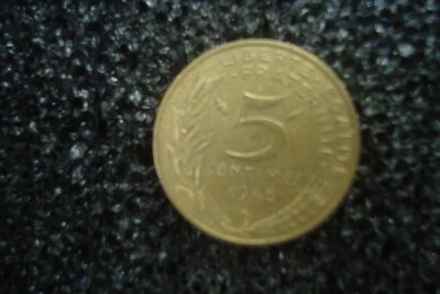 France 5 Five Centimes 1986 Copper-aluminium-nickel Coin - Image 1 of 2