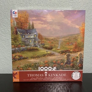 Thomas Kinkade Ceaco Puzzle 2021 1000Pc Autumn at Apple Hill NIB - Picture 1 of 6