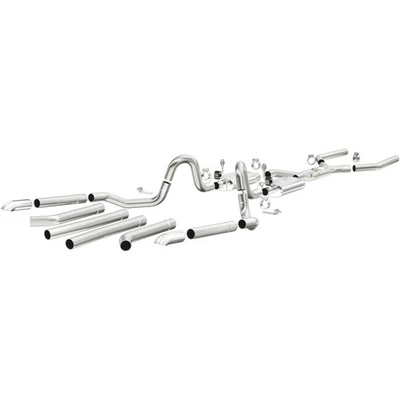 For Chevy Malibu 64-67 Exhaust System Street Series Stainless Steel Foto 1 de 4