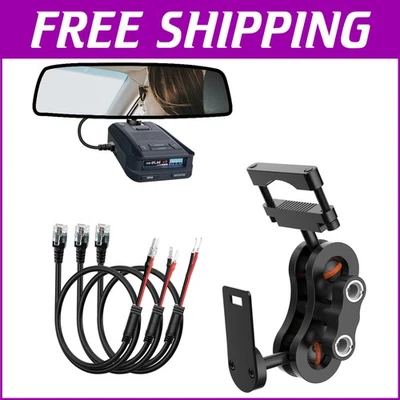 Uniden Radar Detector Mount with Shock-Resistant Aluminum Bracket & Power Cord - Image 1 of 4