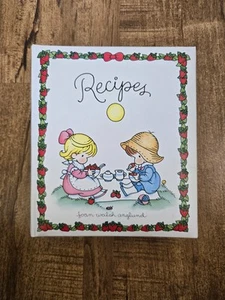 JOAN WALSH ANGLUND RECIPE BOOK STRAWBERRY GIRL BOY Spiral Bound Kitsch Vintage - Picture 1 of 11