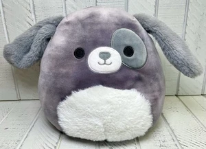 Squishmallows Pet Squad Gustavus grauer Hund 8 Zoll Sammlerstück Plüschtier Stofftier - Bild 1 von 5