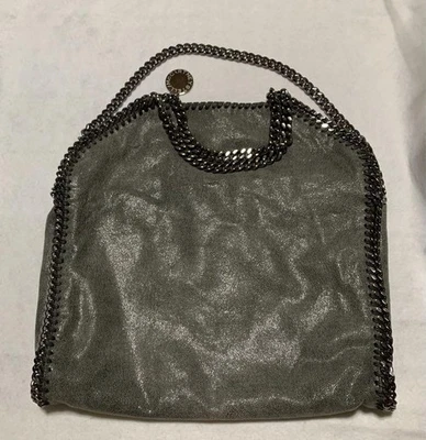 Bolso de Hombro Stella Mccartney Imitación Cuero Falabella Auténtico Gris Mujeres Reino Unido 122582 Foto 1 de 4