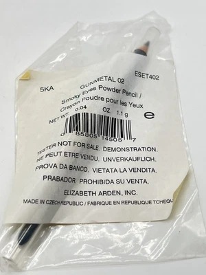 Elizabeth Arden Beautiful Color Smoky Eyes Pencil – Gunmetal 02 – 0.04 oz NWOB - Image 1 of 2