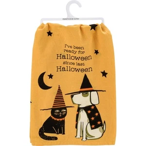 I've Been Ready for Halloween Since Last Halloween Kitchen Towel - Bild 1 von 4
