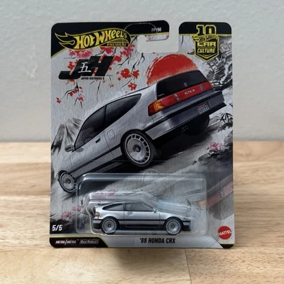 2026 Hot Wheels Premium '88 HONDA CRX автомобиль культура Японии истории 5 новый - Изображение 1 из 4