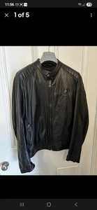 Belstaff Leather V Racer jacket uk42 it52 - Picture 1 of 4