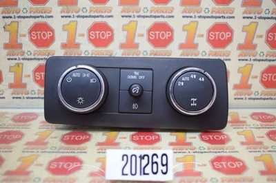 2007-2014 CHEVROLET TAHOE DIMMER DE FAROL E INTERRUPTOR DE FAROL DE NEBLINA 25858705 FABRICANTE DE EQUIPAMENTO ORIGINAL - Imagem 1 de 4