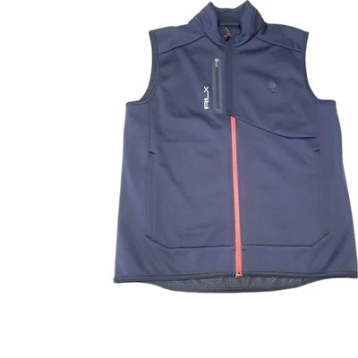 NUEVO SIN ETIQUETAS CHALECO POLAR RLX RALPH LAUREN FUĹL Cremallera Cuello Alto Para Hombres Talla M PARECE SIN USAR Foto 1 de 4