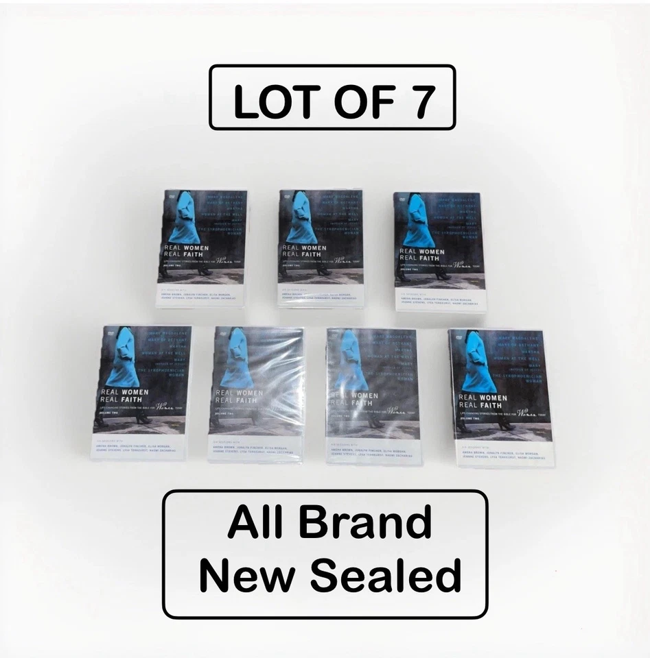 7x Real Women Real Faith (Vol 2 DVD) Life-Changing Stories from the Bible - NEW - Image 1 of 4