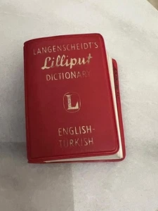 TÜRKISCH ENGLISCH KLEINSTES WÖRTERBUCH LILLIPUT - Bild 1 von 5