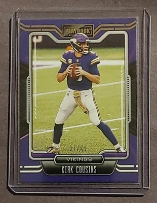 2021 Panini Playbook #55 Kirk Cousins /49 - Image 1 of 2