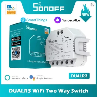 Son off Interruttore WiFi Smart Switch 2 Canali 16A Compatibile Alexa Google - Immagine 1 di 4