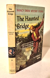 NANCY DREW MYSTERY STORIES - THE HAUNTED BRIDGE, No. 15 Carolyn Keene - Imagen 1 de 17