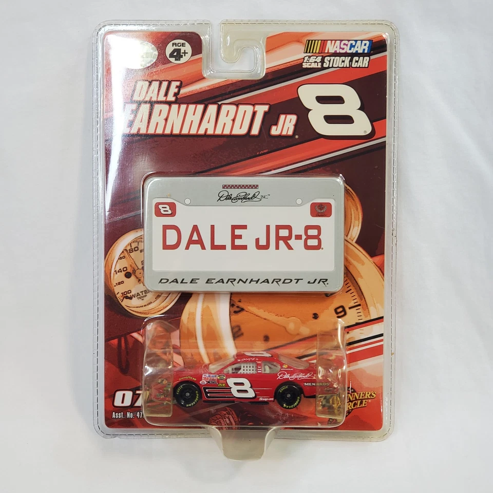 2007 Winners Circle #8 Dale Earnhardt Jr License Plate and Car