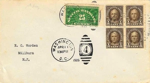 FDC    # QE4       4-11-25  --    DC  --  Worden - Picture 1 of 2