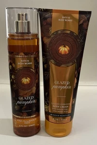 Bath & Body Works Fall Season 2025 Glazed Pumpkin Fragrance Mist & Body Cream - Picture 1 of 1