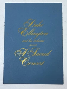 Duke Ellington Sacred Concert Program 1968 Trinity Cathedral Pittsburgh Rare 48 - Picture 1 of 7