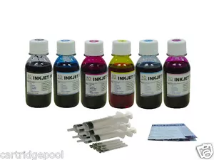 Bulk Ink kit for HP 02 PhotoSmart C7280 C8180 D7160 - Zdjęcie 1 z 1
