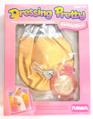 Playskool Dress Up Vintage Clothes Dressing Pretty Purse W/ Mirror Pendant 1988 - Image 1 of 4