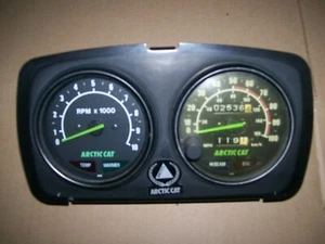 1992 ARCTIC CAT EXT 550 SPEEDOMETER TACHOMETER GAUGE CLUSTER and WIRE HARNESS - Bild 1 von 6