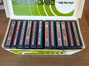 Chevrolet 1975 DEALER MINI THEATER Films CAR TRUCK AUTO & 1977 BOX CASE - Picture 1 of 10