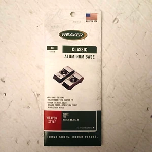 Weaver Top-Mount Scope Base #18 Gloss - 48018 - Picture 1 of 2