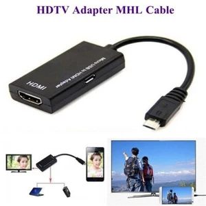 Adattatore 1080P HDTV MHL MICRO USB a HDMI cavo per Android Huawei Samsung - Foto 1 di 12