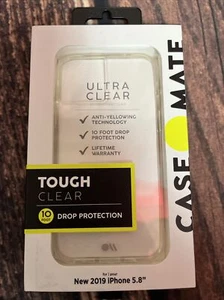 Case-Mate - Tough - Clear Case for iPhone 11 Pro - 5.8 inch - Clear - Picture 1 of 2
