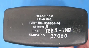Lear Relay Box P# 104064-01 Aviation NSN: 5945-00-341-7545 & 6610-00-303-0340 - Bild 1 von 6